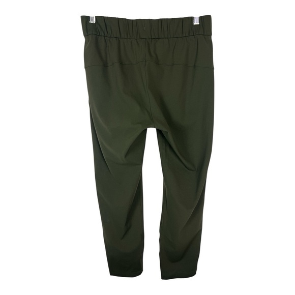 Lululemon On The Fly Pant Size 6 Dark Olive Athleisure Workout EUC - Picture 3 of 10